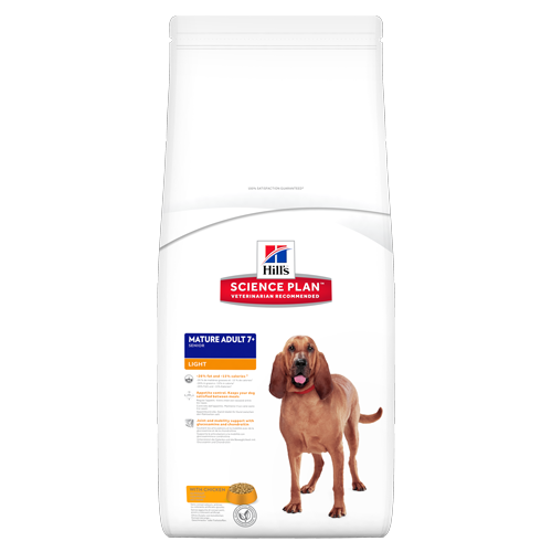 Image of Hill&#39;s Science Plan Canine Mature Adult 7+ Light Con Pollo 3kg