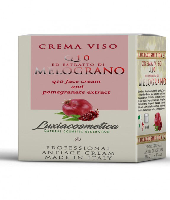 Image of Luxiacosmetica Crema Viso Q10 Ed Estratto Di Melograno 50ml