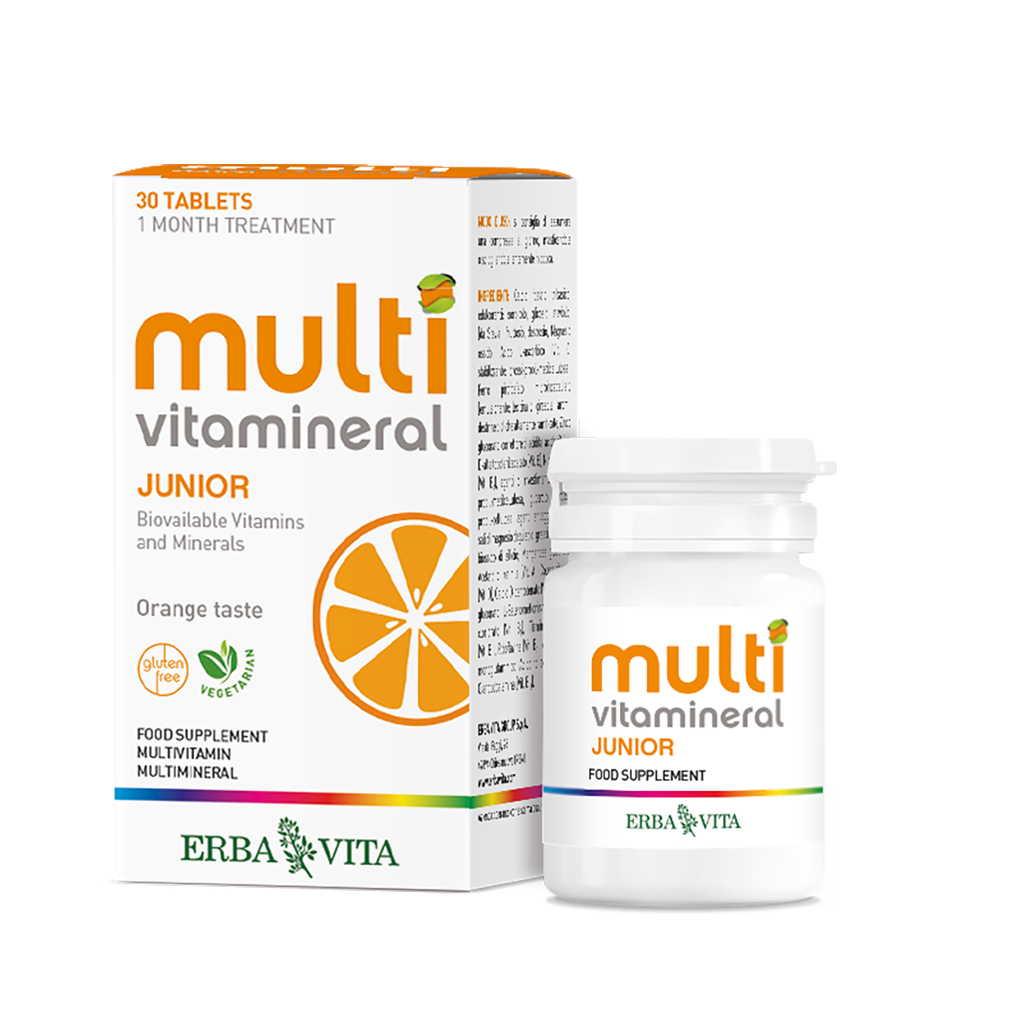 

Erba Vita Multivitamineral Junior Integratore Alimentare 30 Compresse