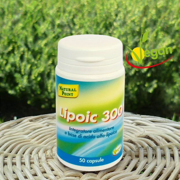 

Natural Point Lipoic 300 Vegan Integratore Alimentare 50 Capsule