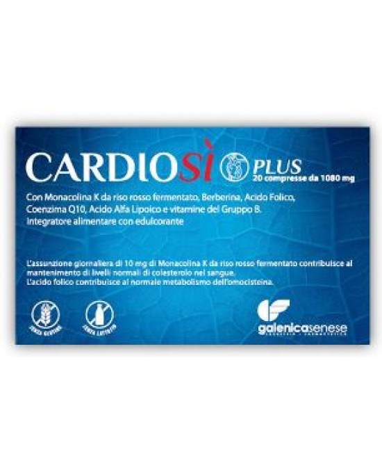 

Galenica Senese Cardiosì Plus Integratore Alimentare 20 Compresse