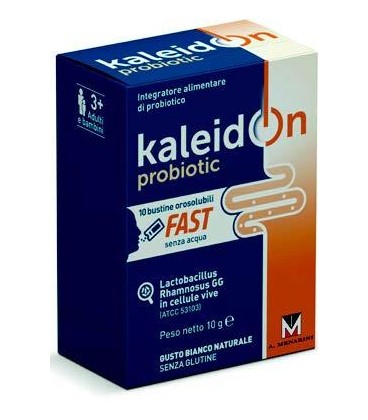 Image of Dicofarm Kaleidon Probiotic Integratore Alimentare Gusto Bianco Naturale 10 Bustine 973211131
