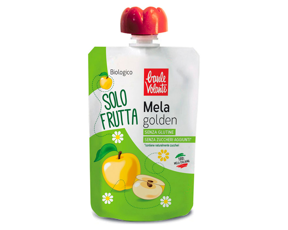 Image of Baule Volante Solo Frutta Mela Golden 100g