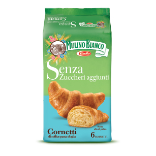 Image of Barilla Mulino Bianco Cornetti Senza Zuccheri Aggiunti 6 Pezzi033