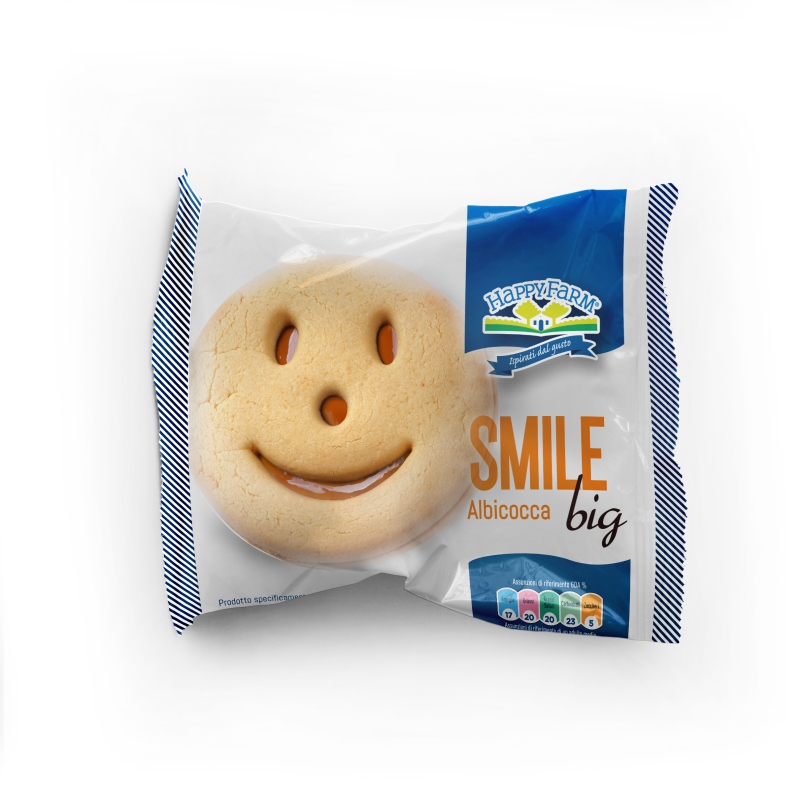 

Happy Farm Smile Big Gusto Albicocca Senza Glutine 75g