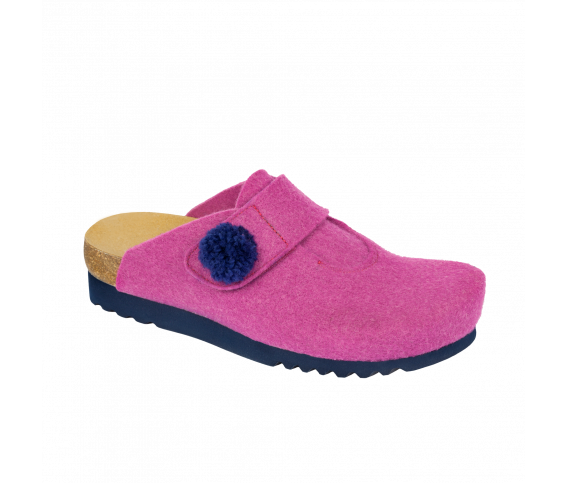 Image of Scholl Elvy Feltro Donna Fuchsia Navy Blu 37033