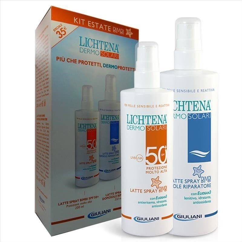 Image of Lichtena Dermosolari Latte Bimbi SPF 50++Doposole 200ml033