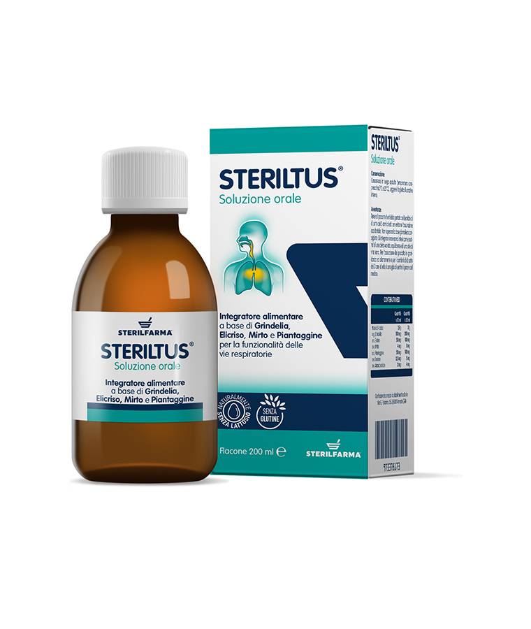 Image of Sterilfarma(R) Steriltus(R) Soluzione Orale Integratore Alimentare 200ml033