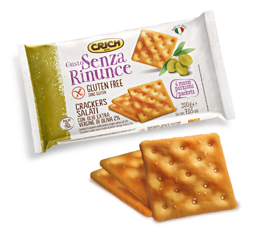 Image of Crich Gusto Senza Rinunce Crackers Salati Senza Glutine 200g 973622727