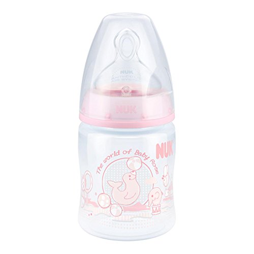 

Nuk First Choise+ Rose & Blue Biberon Tettarella Colore Rosa 150ml