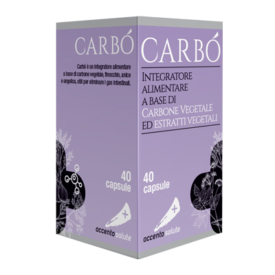 

Accento Salute Carbò Integratore Alimentare 40 Capsule