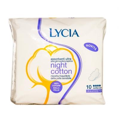 

Lycia Night Cotton Cotone Ali Notte 10 Pezzi