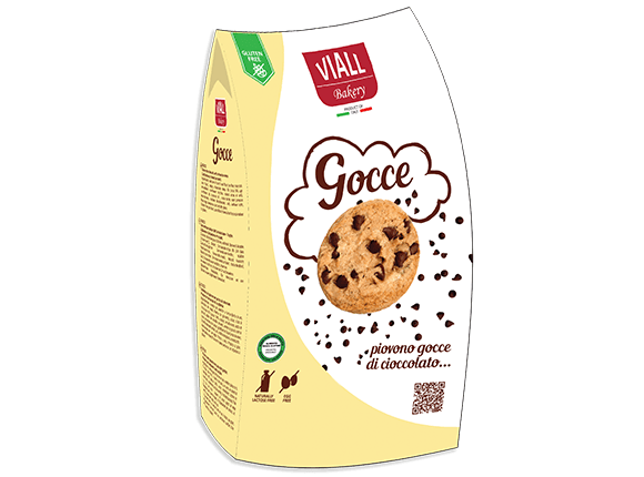 Image of Viall Gocce Biscotti Prima Colazione Senza Glutine 250g 973964048