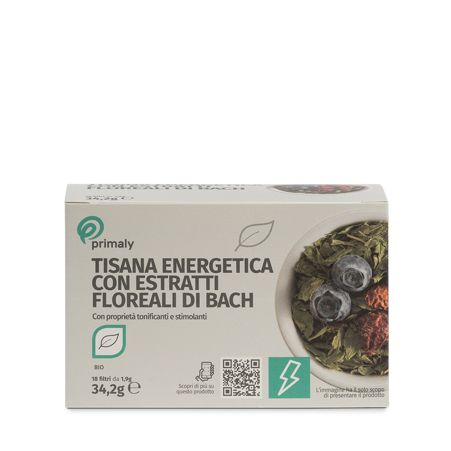 

Primaly Tisana Energetica Con Fiori Di Bach Biologico 18 Bustine