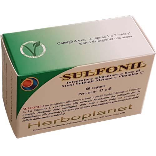 Image of Herboplanet Sulfonil Integratore Alimentare 60 Capsule033