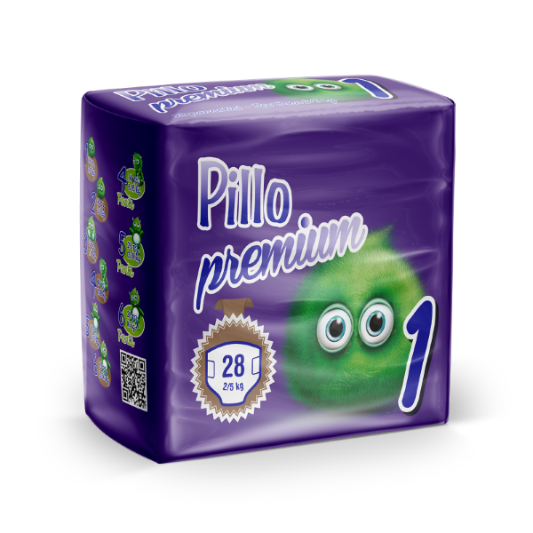 Image of Pillo Premium New Born Pannolini 28 Pezzi