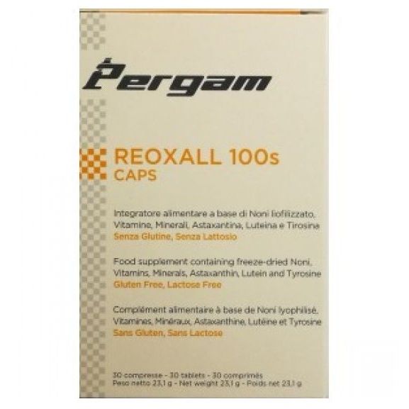 Image of Pergam Reoxall 100s Caps Integratore Alimentare 30 Compresse033