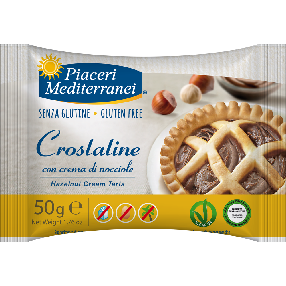 

Piaceri Mediterranei Crostatine Alla Nocciola 4x50g