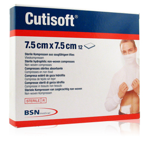 Image of BSN Medical Cutisoft Garza Sterile 7,5x7,5cm 12 Pezzi