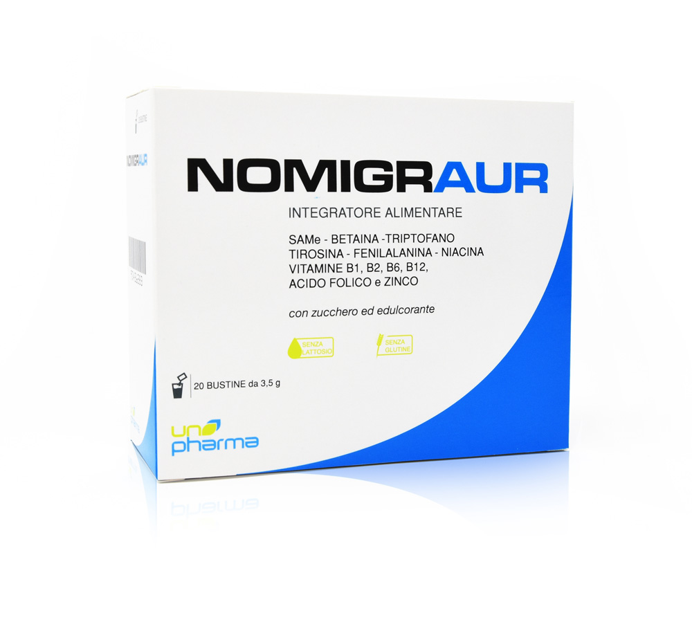 Image of Unopharma Nomigraur Integratore Alimentare 20 Bustine033