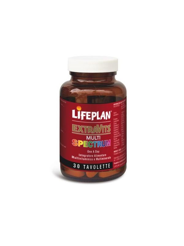 Image of Lifeplan Extravits MultiSpectrum Integratore Multivitaminico Multiminerale - 30 Tavolette033