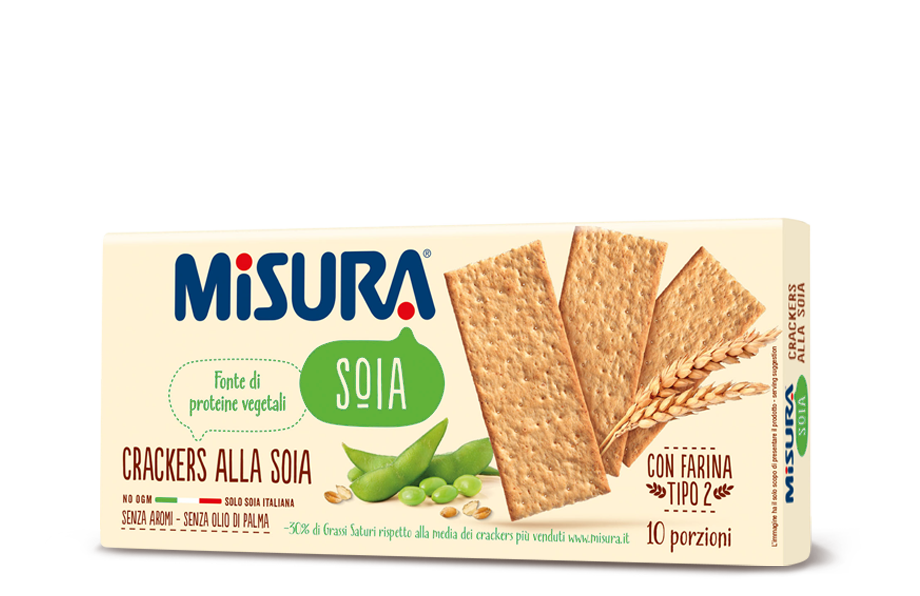 

Misura Crackers Soia 10 Porzioni