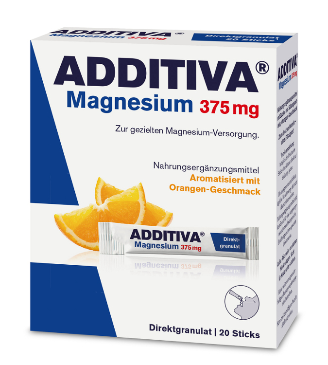 Image of Additiva Magnesio 375mg Integratore Alimentare 20 Bustine Orosolubili