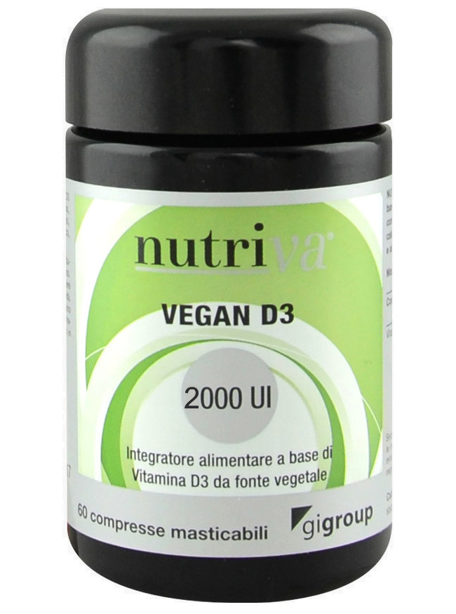 

Nutriva Vegan D3 Integratore alimentare 60 Compresse 2000ui