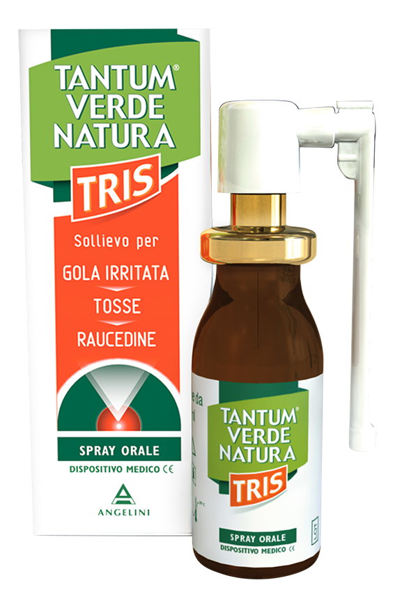 

Angelini Tantum Verde Natura Tris Nebulizzatore Per Gola Spray Orale 15ml