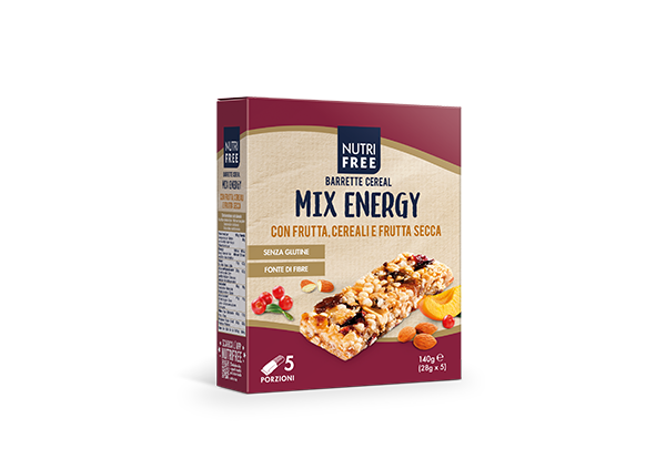 

Nutrifree Barrette Cereal Mix Energy Senza Glutine 28gx5