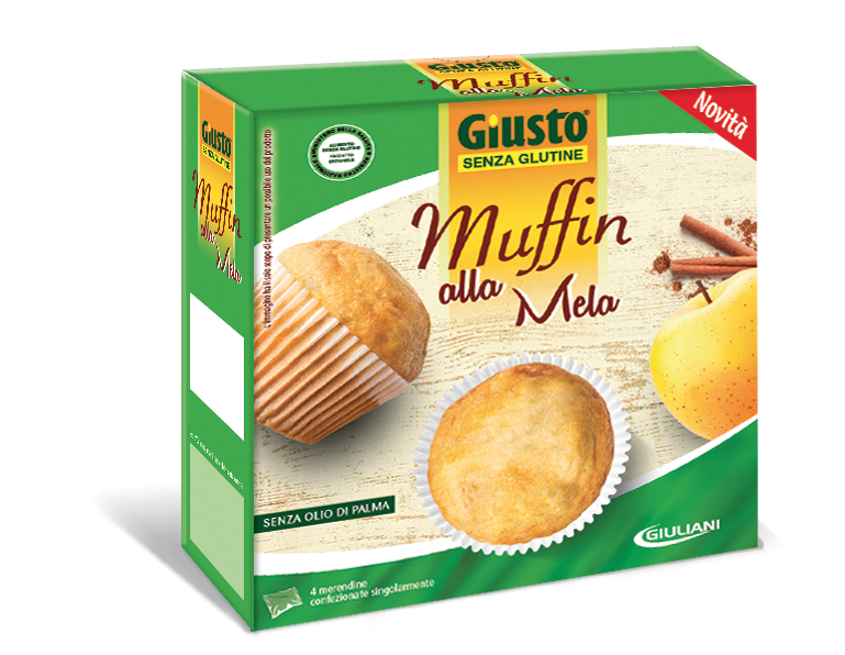 

Giusto Muffin Alla Mela Senza Glutine 200g