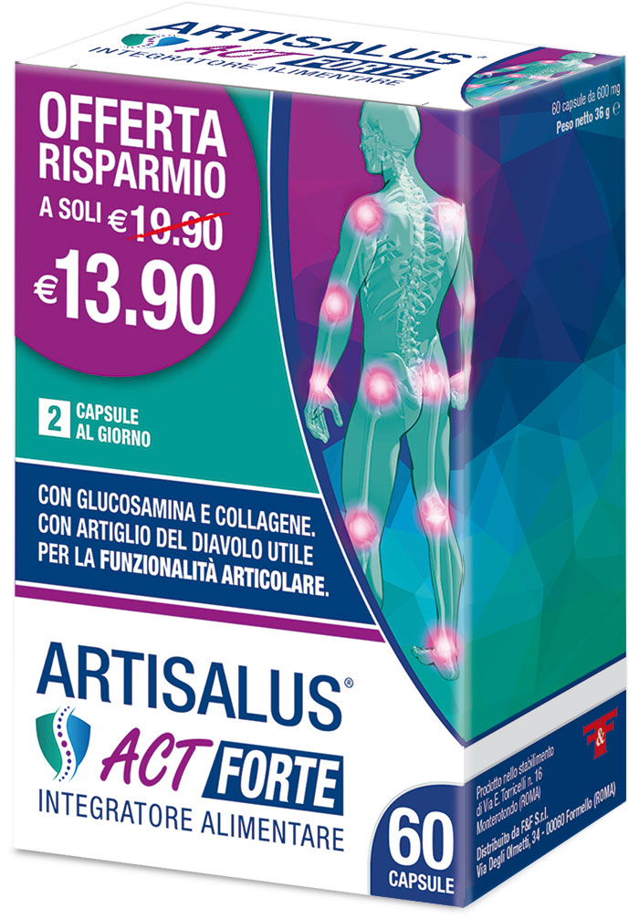 

Artisalus Act Forte Integratore Alimentare 60 Capsule