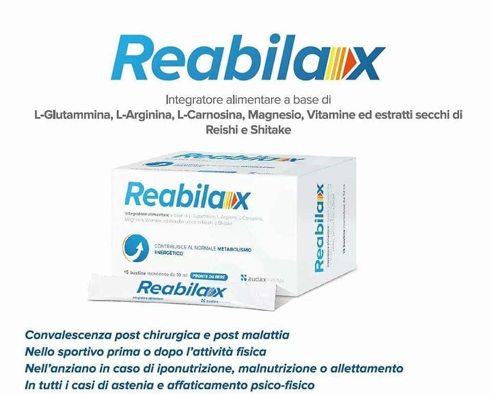 Image of Audax Pharma Reabilax Integratore Alimentare 15 Bustine 10ml 975051107
