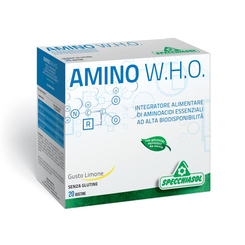 

Specchiasol Amino W.H.O. Integratore Alimentare 20 Bustine