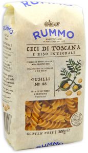 Image of Rummo Pasta di Ceci di Toscana e Riso Integrale Fusilli n48 Senza Glutine 300g
