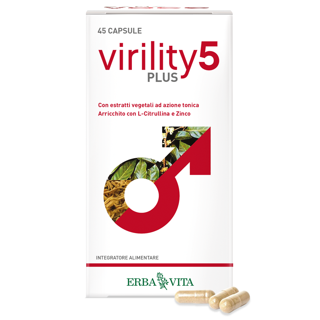 

Erba Vita Virility 5 Plus Integratore Alimentare 45 Capsule