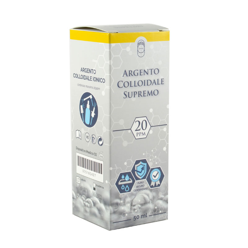 

Argento Colloidale Supremo 20 ppm 50 ml