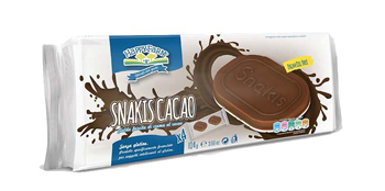 Image of Happy Farm Snakis Crema Cacao Senza Glutine 104g