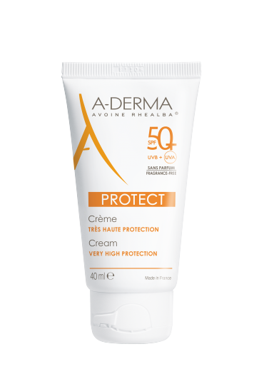 Image of A-Derma Protect Senza Profumo Cream Spf50 + 40ml