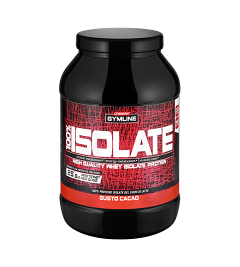 Image of Enervit Gymline Muscle 100% Whey Protein Isolate Cacao Integratore Alimentare 900g 975432992