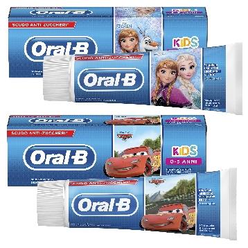 Image of Oral-B Kids Frozen/Cars Dentifricio al Fluoro 0-5 Anni Assortiti 75ml 975435191
