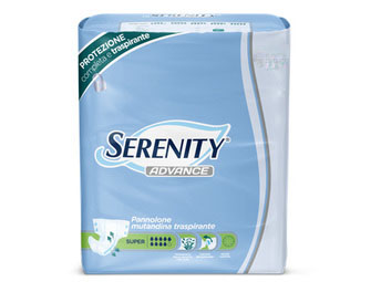 

Serenity Advance Super Plus Pannolone Mutandina Traspirante Taglia M 6x15Pezzi