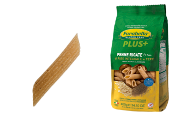 

Farabella Plus+ Penne Riso Integrale e Teff 400g