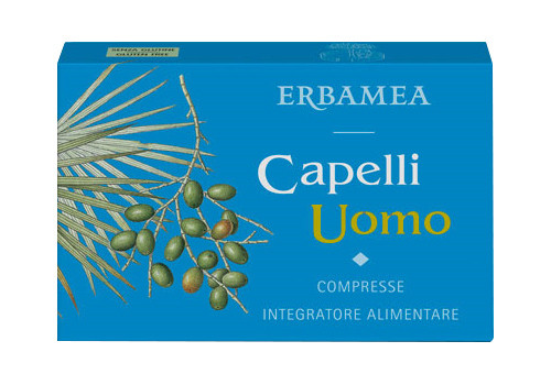 Image of Erbamea Capelli Uomo Integratore Alimentare 24 Compresse