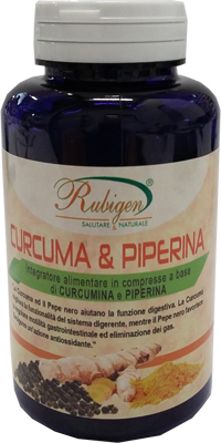 

Curcuma&piperina Raihuen Integratore Alimentare 120 Compresse