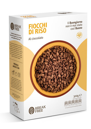 

Break Free Fiocchi di Riso Cioccolato Senza Glutine 300g