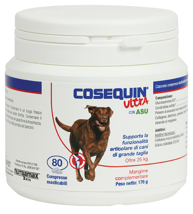 Image of Nutramax Cosequin Ultra Lg Dogs Integratore Alimentare Per Cani 80 Compresse
