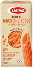 

Barilla Mezze Penne Lenticchie Rosse Biologico 250g