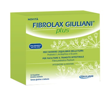 Image of Giuliani Fibrolax Giuliani Plus Integratore Alimentare 14 Bustine