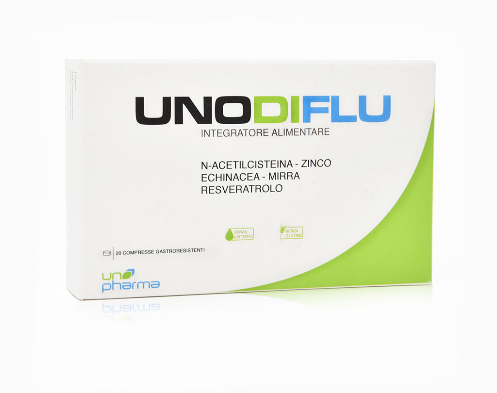 Image of Unodiflu Integratore Alimentare 20 Compresse033